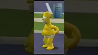 The Simpsons Hit & Run Homer Simpson Scratch Butt