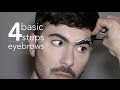 4 Basic Steps - Men's Eyebrows