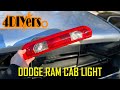 How to Remove the Cab Light on a Dodge Ram