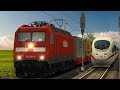 BR 156 DB Railion | Berlin - Wittenberg | Taschenwagen nach Berlin | Let's Play Train Simulator 2018