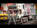 Mindblowing rc trucks  construction machines in action