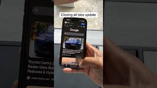 Closing all tabs on safari ios26 #ios26 #apple #iphone #update #tech