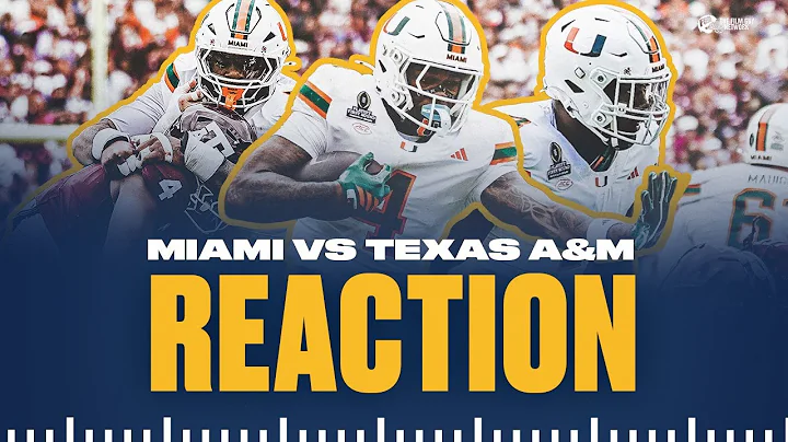 REACTION: Miami Upsets Texas A&M - What Happened to the Offenses?!