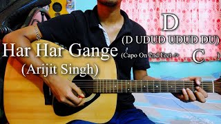 Vignette de la vidéo "Har Har Gange | Arijit Singh | Easy Guitar Chords Lesson+Cover, Strumming Pattern, Progressions..."