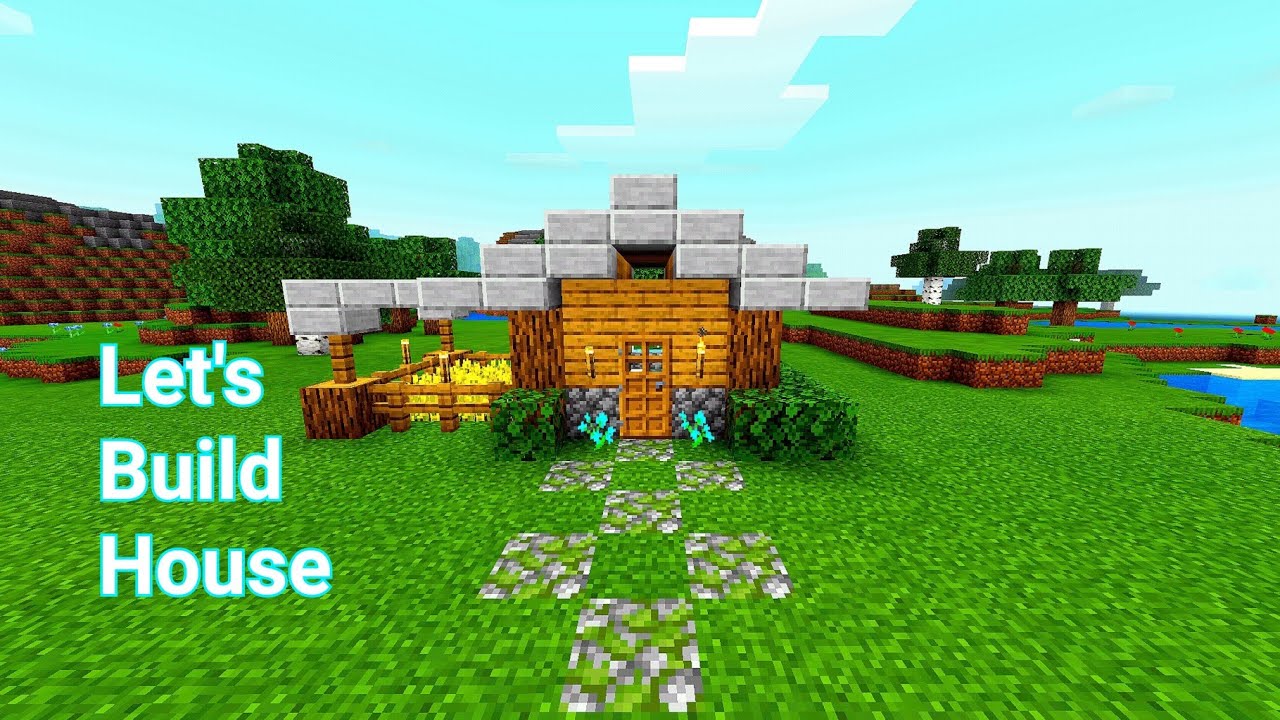 Minecraft Membuat Rumah Survival Sederhana 4 YouTube
