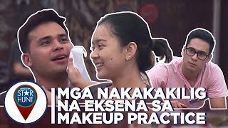 Ang mga nakakakilig na eksena sa makeup practice | Camp Star Hunt