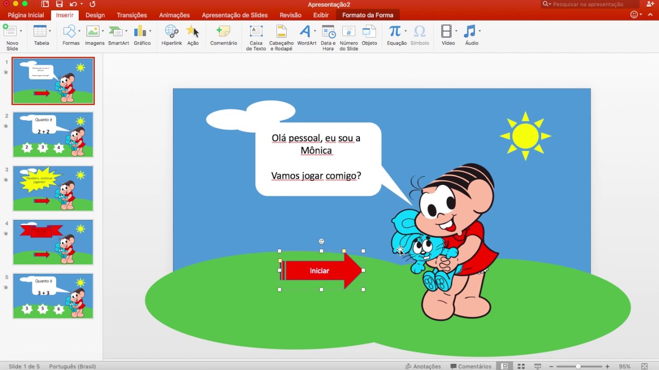 Jogos em PowerPoint para os anos iniciais