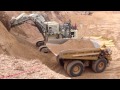 Liebherr 9400 and Cat 785c in West Africa