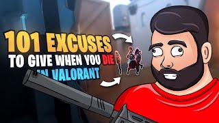 101 EXCUSES to give when you Die in Valorant  | Failed Ace , Masti & More..