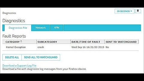 Download A Support File From Your Firebox Using The Web Interface