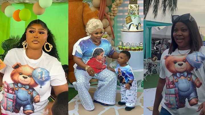 SEE HOW OMOWUMI AJIBOYE & NIYI JOHNSON’S FAMILY TURNED UP AT DAYO AMUSA’S SON’S 1ST BIRTHDAY