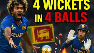 Lasith Malinga Creates History! 🎯 4 Wickets in 4 Balls | Magic Over ✨ #malinga #cricket #viralvideo
