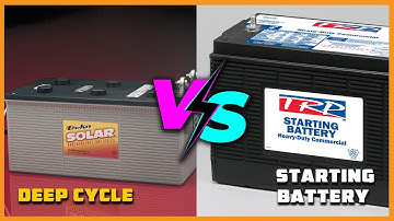 Deep Cycle vs Starting Battery