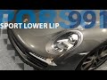 Lower Lip Spoiler Install - Porsche 911 991