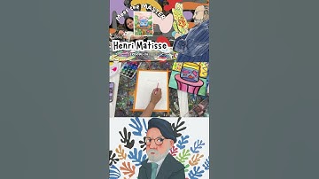 Henri Matisse art project | full lesson on channel #artshorts #artclass #arthub