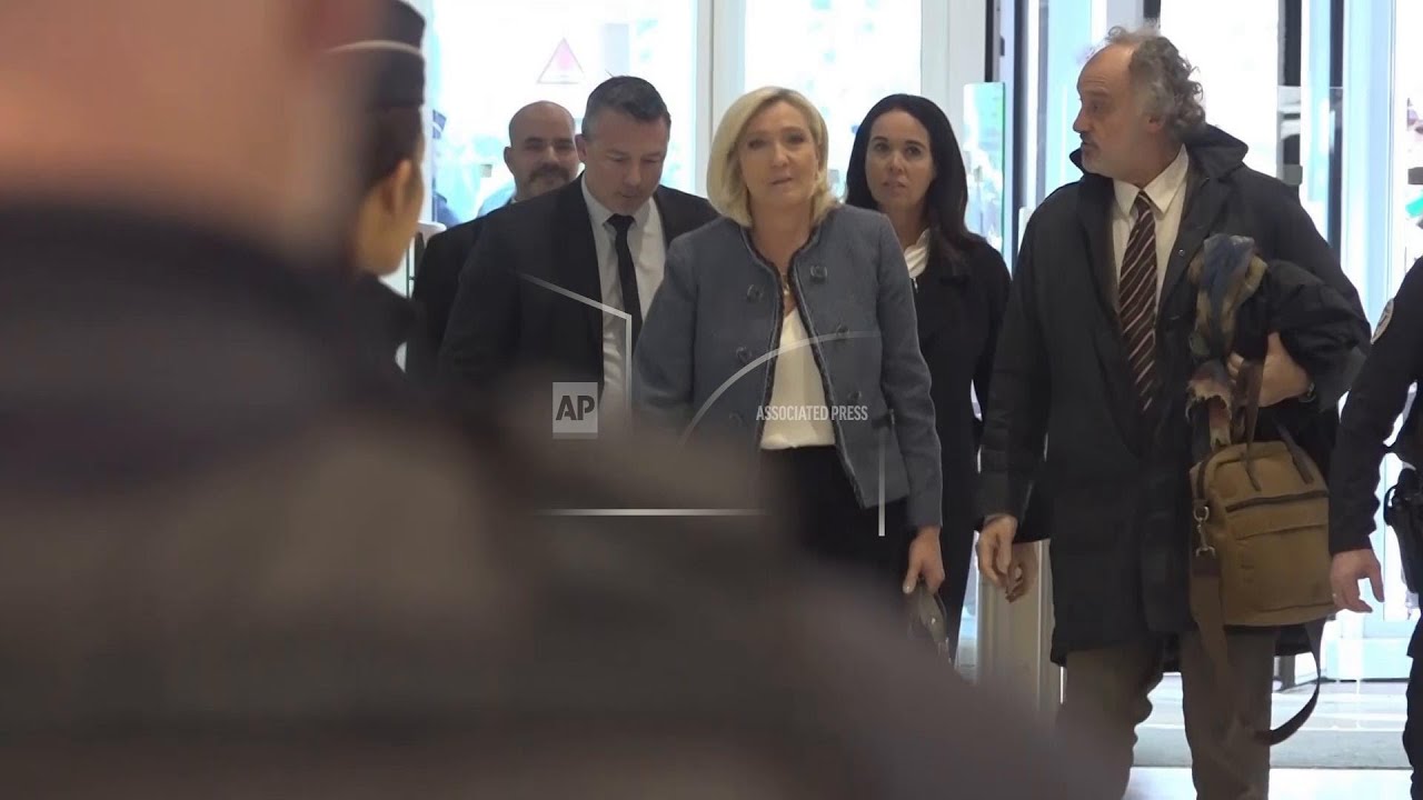 French far-right leader Marine Le Pen is barred from seeking public office for 5 years