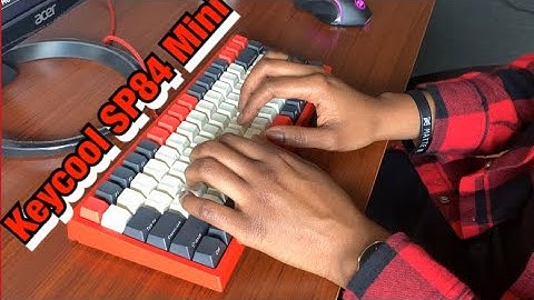 Keycool SP84 Mini Mechanical Keyboard - Unboxing & ASMR Typing