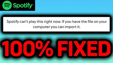 Spotify Cant Play This this right now If You Have the File on Your Computer You Can Import It