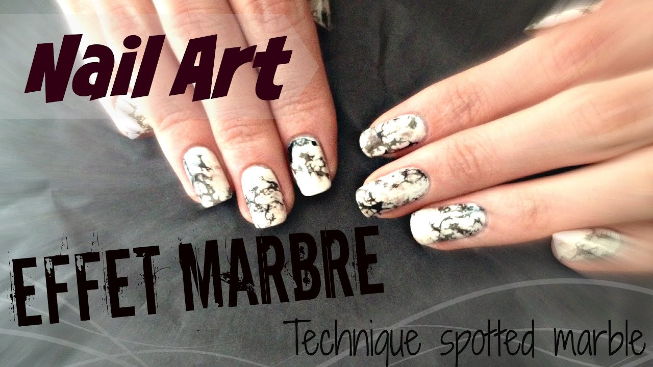 Nail art effet marbre YouTube