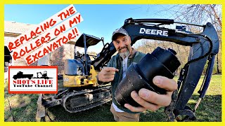 Replacing the Undercarriage on the Mini Excavator | Shots Life