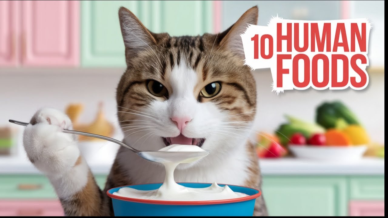 10 human foods that are actually good for cats