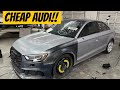 I Saved 1000 Dollars On My Wrecked Audi Project!! Its Ready For Paint!!