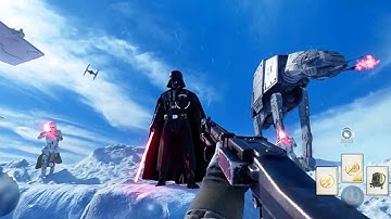 Star Wars Battlefront Beta - DARTH VADER VS LUKE SKYWALKER!