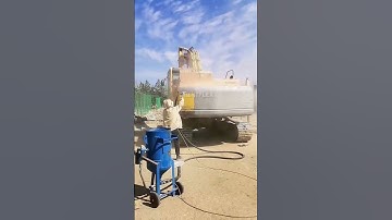 Rust & Paint Remover Sand Blasting Hose + Machine Combo! #shorts #metalwork #restore #tools #diyhack