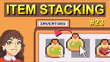 Stapel en splits je inventarisartikelen - Top Down Unity 2D #23