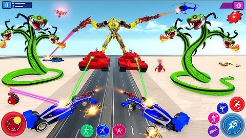 Anaconda Robot Car War Game - Robot Game - Android GamePlay | Walk through a Game