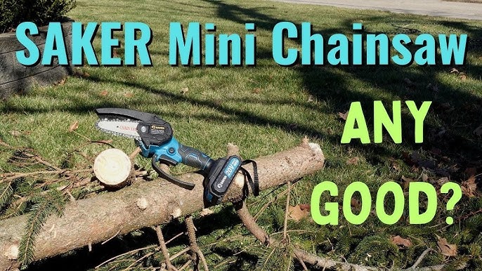 🔥🌳 Unleash the Power: Saker Mini Chainsaw Test & Review 🛠️, Lightw