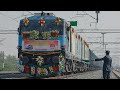 World’s first Electric hauled Double Stack 1.5 Km long Container Train - Indian Railways