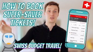 SWISS BUDGET TRAVEL: How to book SUPER SAVER tickets and SAVER Day Passes | The best train deal?! screenshot 3