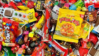 Satisfying Video | Yummy Rainbow PIZZA Candies,Chocolates and Lollipops Unpacking