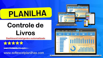 Planilha Excel - Controle de Livros com Dashboard inteligente e automatizado I Apresentação