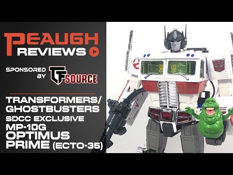 Video Review: Transformers x Ghostbusters SDCC Exclusive MP-10G OPTIMUS PRIME (Ecto-35 Edition)