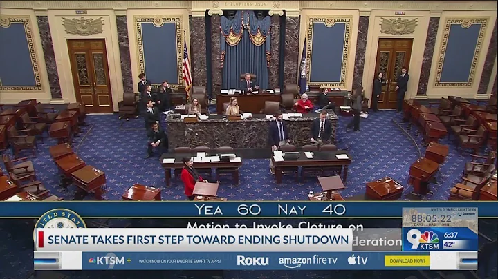 Senate takes first step toward ending shutdown