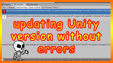 Openning Unity 2D animation project with another unity version without errors