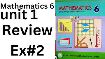 class 6 math  review exercise 2| class 6 review Ex 2 | class 6 review exercise 2 @ytacademy198