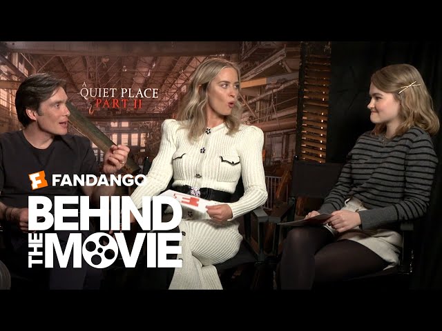 The Cast of 'A Quiet Place Part II' Talks Moviegoing & Apocalypse Survival | Fandango All Access