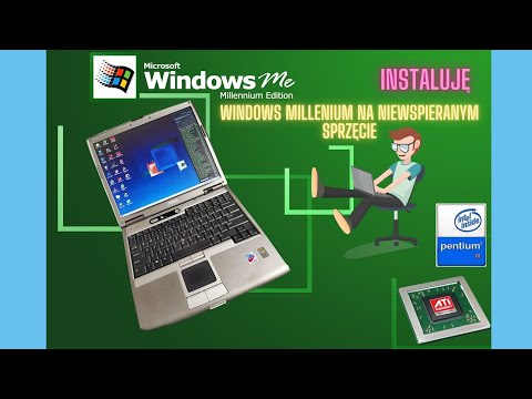 Instaluję Windows Millenium na niewspieranym sprzęcie.