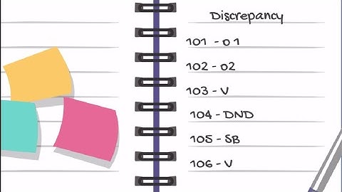 What is the room discrepancy report in a hotel and how to check it?