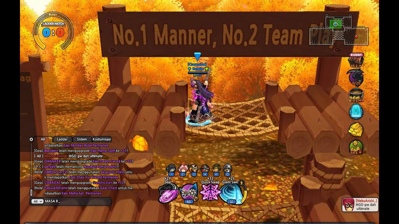 Lost Saga Indonesia CHEAT MAFIA BURST + KEBAL + NODELAY Nick NekoArishima