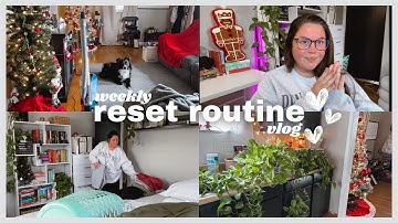 reset routine vlog ❤️ cleaning, planning, plant care, laundry routine and more!  