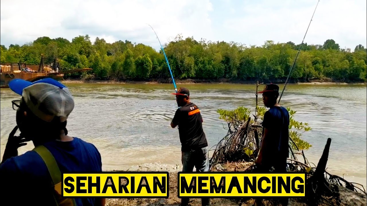 Memancing Ketam Sambil Bakar Ikan//Lampam Bakar Tempoyak.