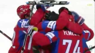 IIHF 2012 Semi Final - Finland Vs Russia (2-6) All Goals! | MM2012 - Välierät Suomi vs Venäjä