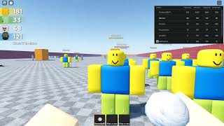 playing combat games in roblox...kinda