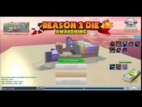 Roblox Reason 2 Die 088 New Code December 2016 - r2d roblox codes 2016