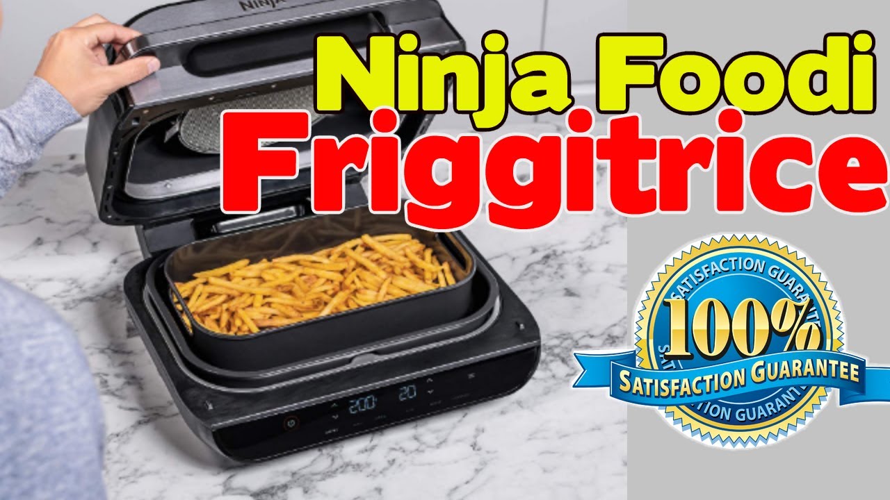 Ninja Foodi AG551EU MAX Griglia e Friggitrice ad Aria con Sonda Digitale da  Cucina 
