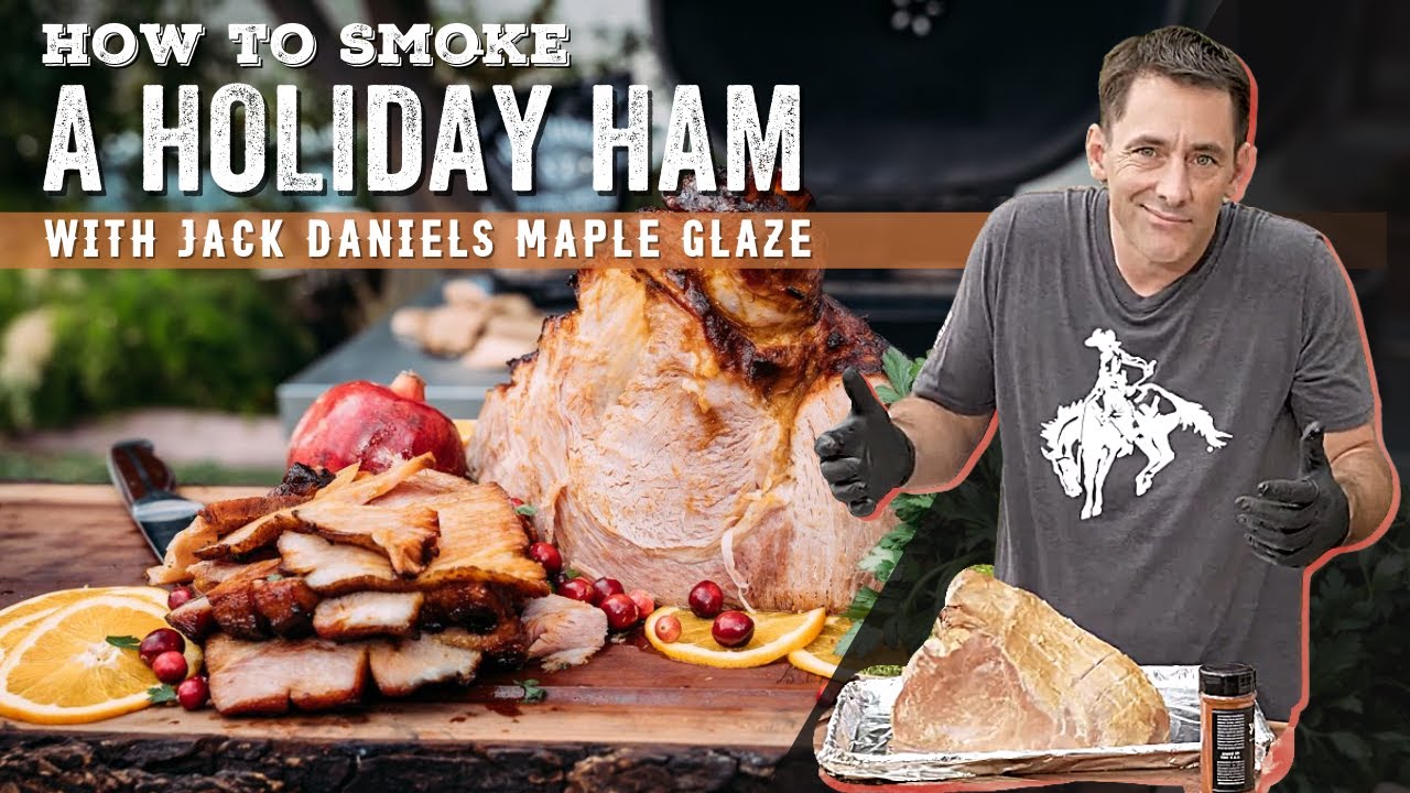 How to make Smoked Ham with Maple Whiskey Glaze YouTube